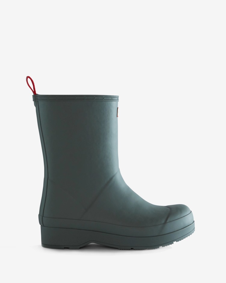 Botas De Chuva De Meia Altura Com Isolamento Vegano Para Homens Caçadores Vegano Cinza Urbano