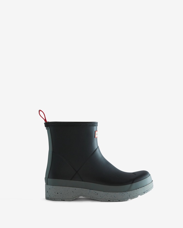 Hunter Original Play Botas De Chuva Curtas Speckle Preto-cinza Urbano