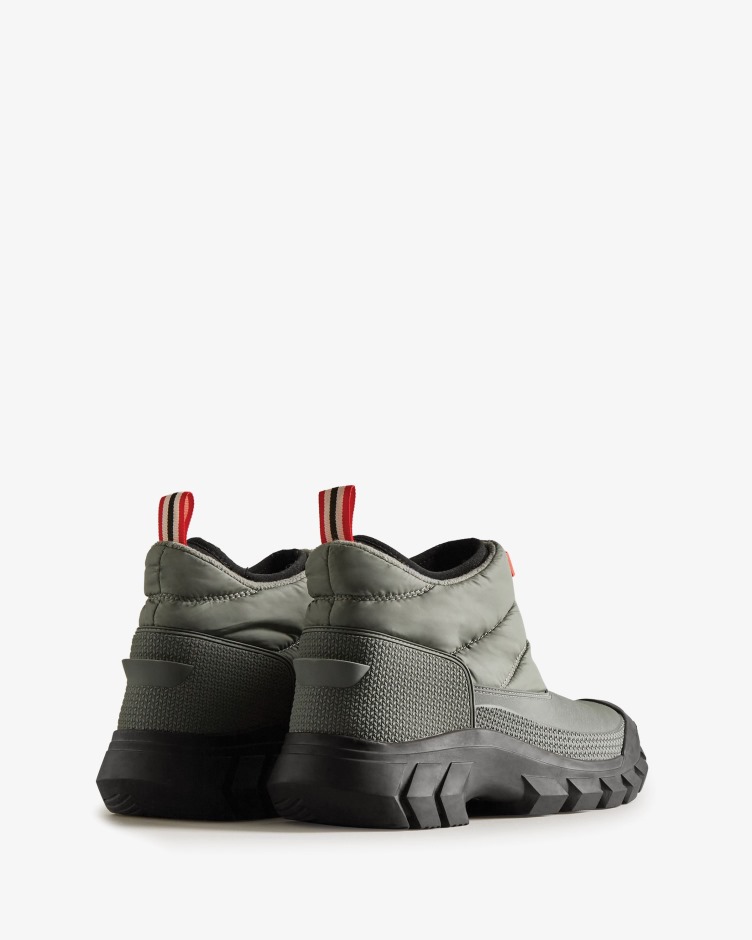 Botas De Neve De Tornozelo Intrépidas Para Homem Caçadores Urbanas Cinza-preto